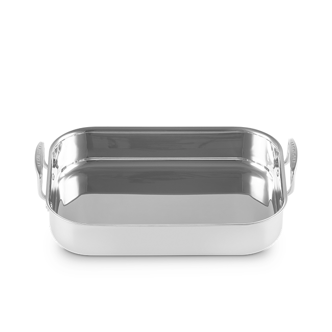 Stainless Steel Rectangular Roaster, view 3